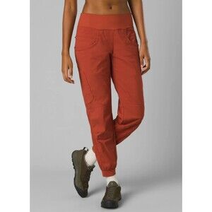 Prana Knab Pants Joggers, Orange Rust, Size XL